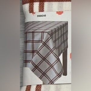 Robert Stanley ➖Tablecloth 60x104 inch Fall Plaid ▪️Any Occasion